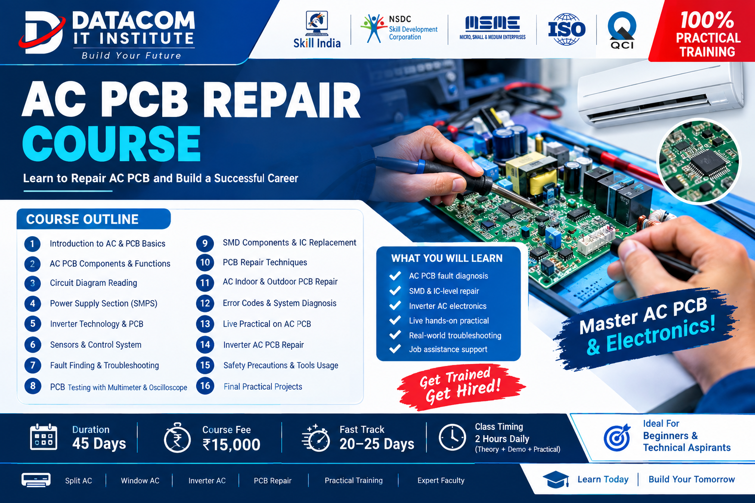 AC PCB Repair course in Guwahati